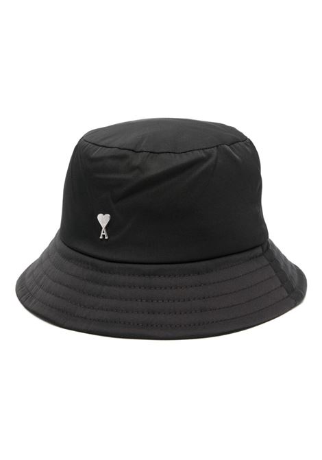 Black Ami de Coeur stud bucket hat Ami Paris - unisex AMI PARIS | UHA241PA0007001